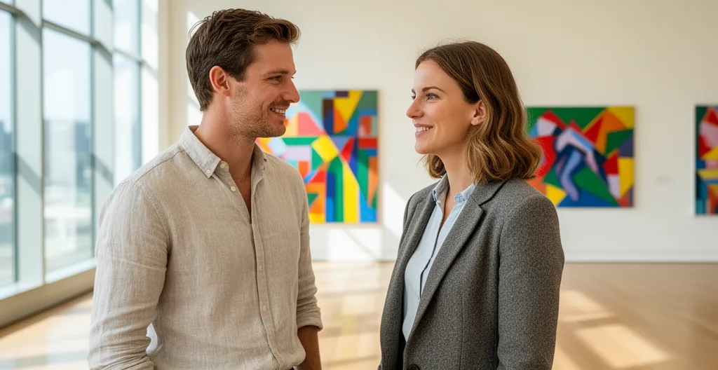 Équipe professionnelle participant à un séminaire artistique